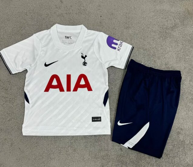 Kids-Tottenham 26/27 Home Soccer Jersey